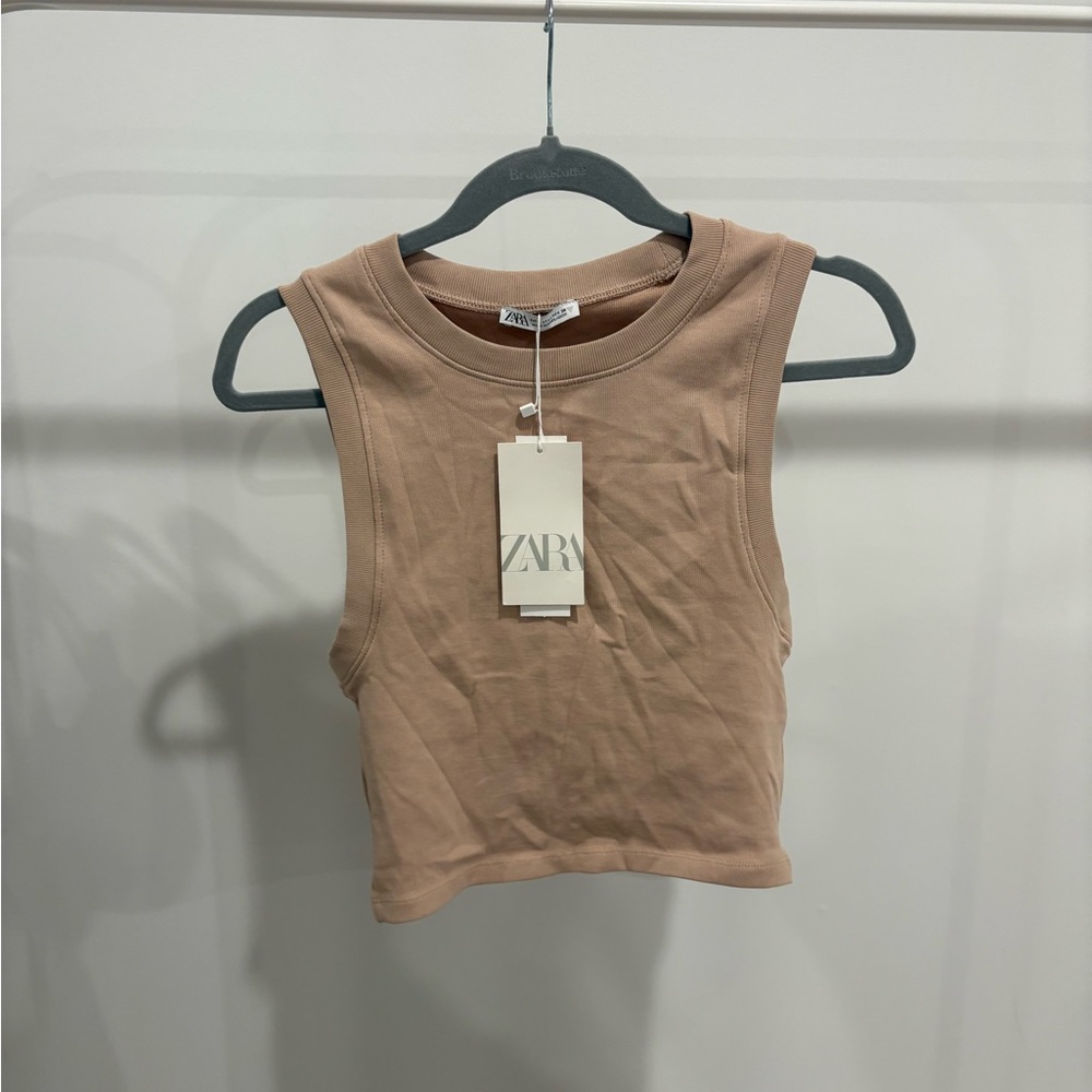 NWT Zara Cropped Tank Top